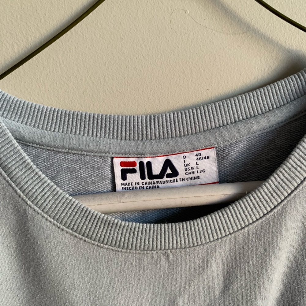 Fila Light Blue Sweater - Picture 2 of 3